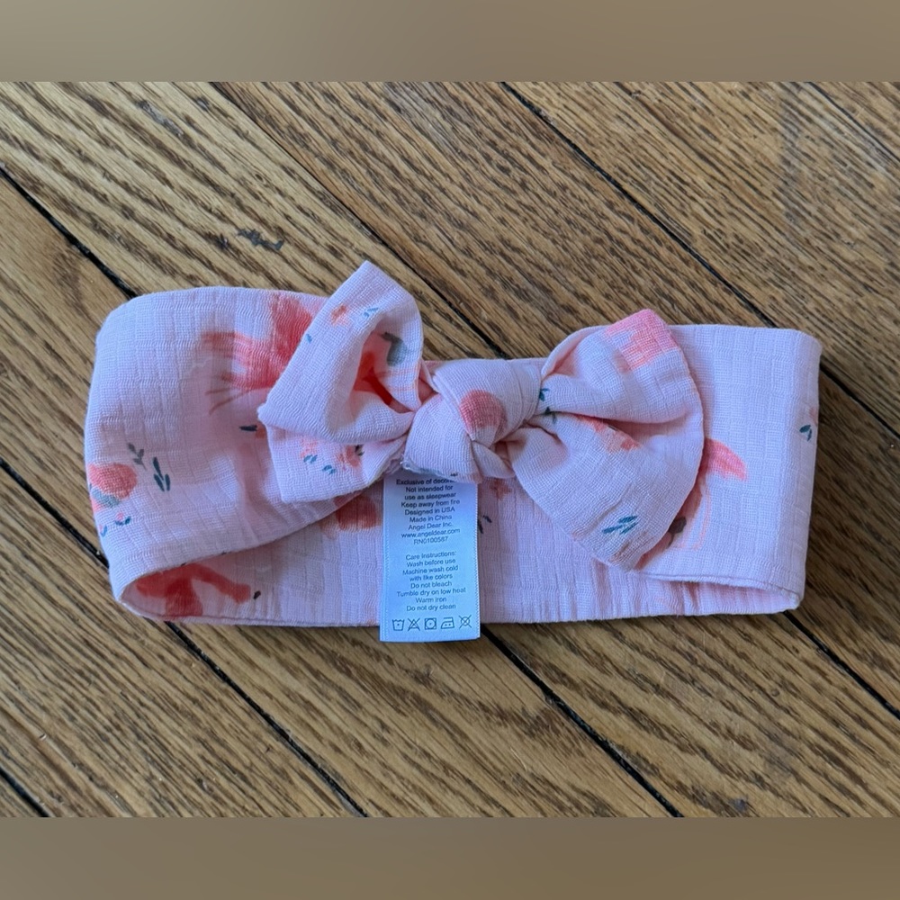 Angel Dear Flamingo Headband - Size 12-24 Months